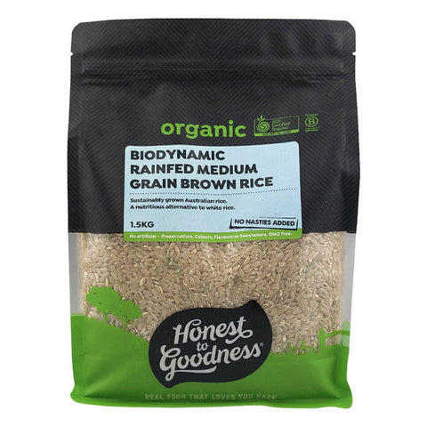H2G Biodynamic Rain-Fed Brown Rice 1.5kg