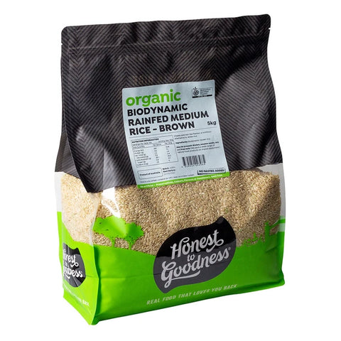 H2G Biodynamic Rain-Fed Brown Rice 5kg