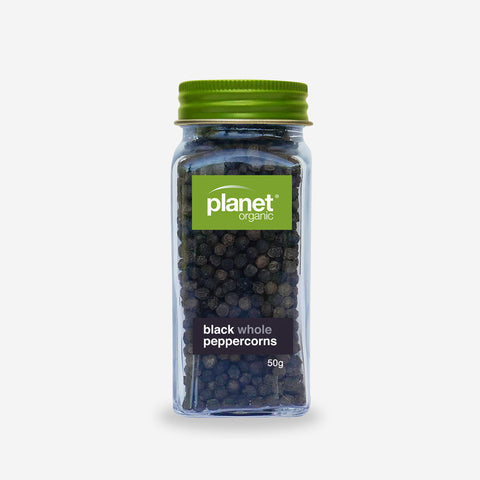 Planet Org Whole Black Peppercorns 50g