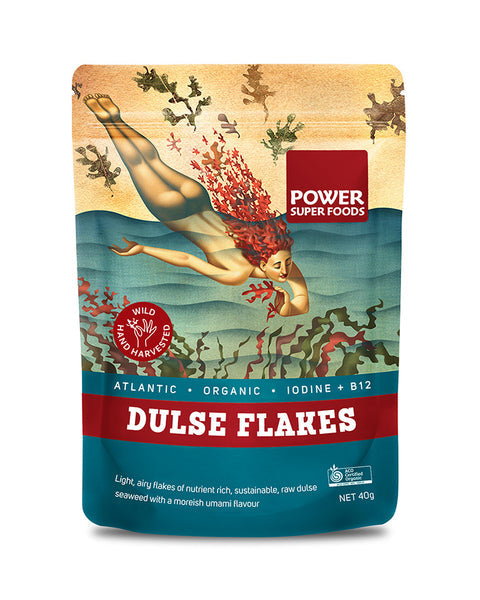 POWER SUPER FOODS Dulse Flakes Certified Organic 40g