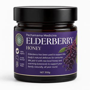 Pachamama Raw Australian Elderberry Honey 220ml
