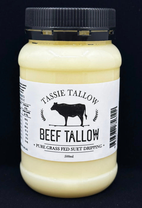 Tassie Tallow Beef Tallow 500ml