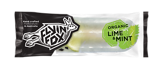 Flyin' Fox Organic Lime & Mint Ice Block