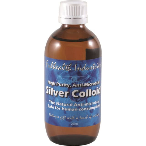 Fulhealth Industries Silver Colloid, High Purity, Anti-Microbial 200ml