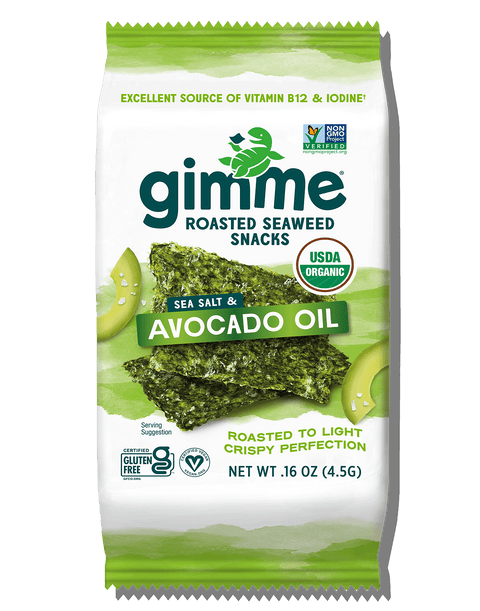 GIMME Seaweed Snacks Sea Salt & Avocado Oil 5x4g