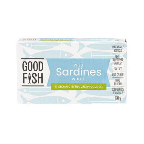 Good Fish Sardines in EVOO 120g Can