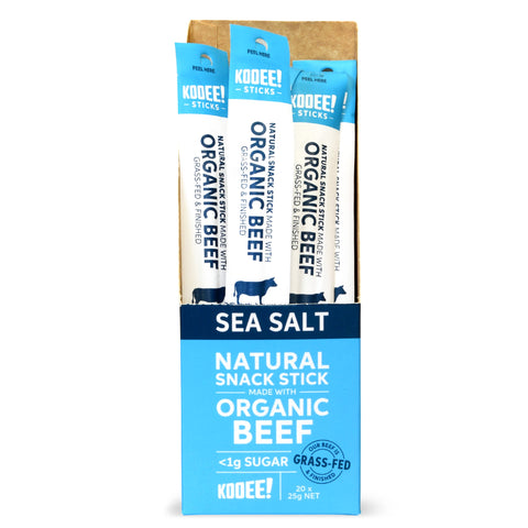 Kooee! Organic Beef Stick Sea Salt 25g