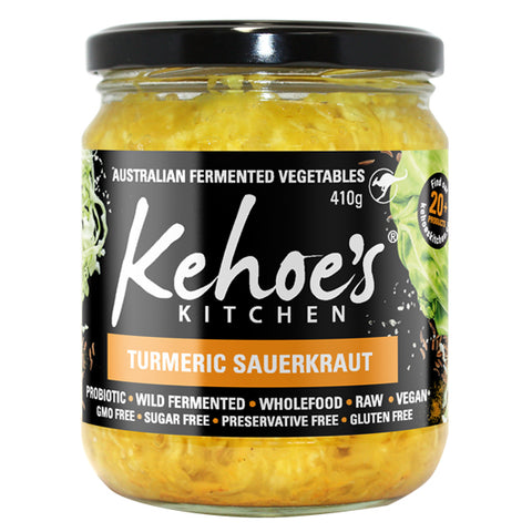 Kehoes Turmeric Sauerkraut 410g