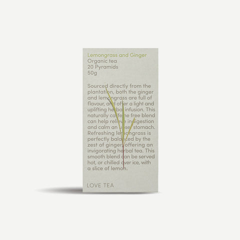 Love Tea Lemongrass & Ginger x 20 Pyramids
