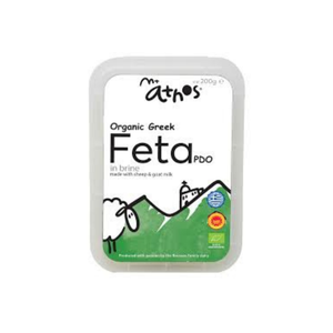 Mt Athos Organic Feta In Brine 200g