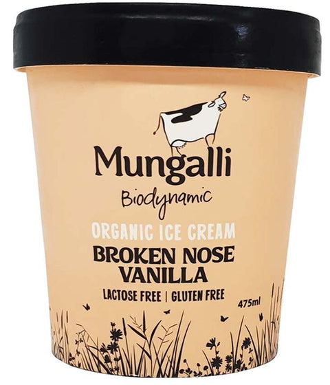 Mungalli Organic Ice cream Vanilla 1L