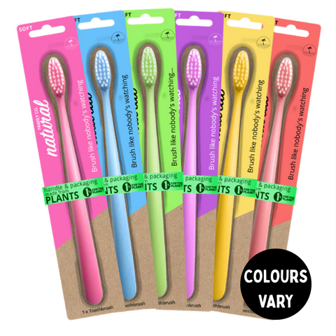 NFC Toothbrush Soft Single Neon x8