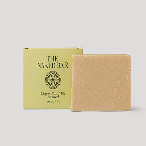 The Naked Tallow Bar Raw Milk & Tallow 115g