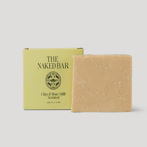 The Naked Tallow Bar Raw Milk & Tallow 115g