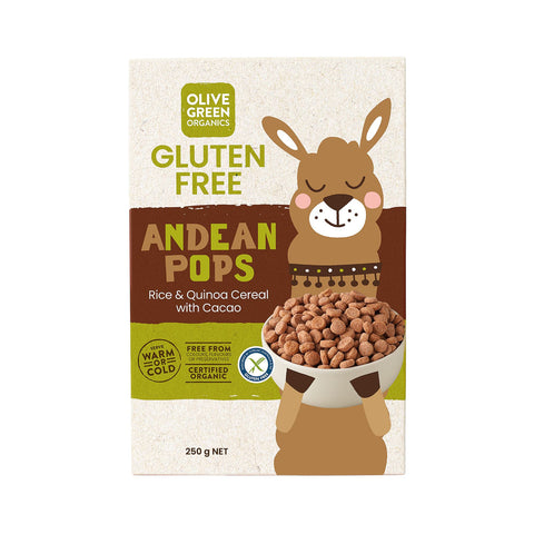 Olive Green Organics Andean Pops Chocolate 250g