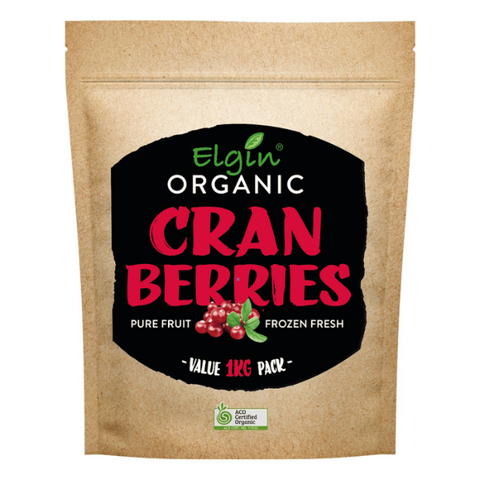 Elgin Organic Cranberries 1kg