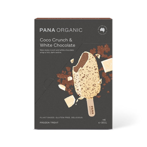 Pana Organic Frozen Desserts Coco Crunch Sticks 4pk 360ml
