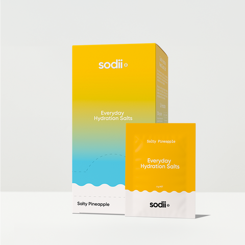 Sodii Electrolyte Powder Pineapple 30 Sachet Box 192g