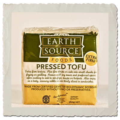 Earths Source Pressed Tofu 360gm