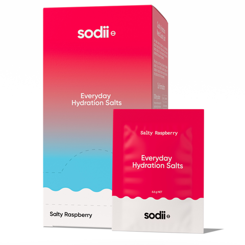 Sodii Electrolyte Powder Raspberry Sachets 6.4g