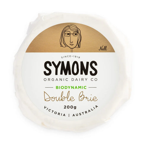 Symons Organic Double Brie 200g