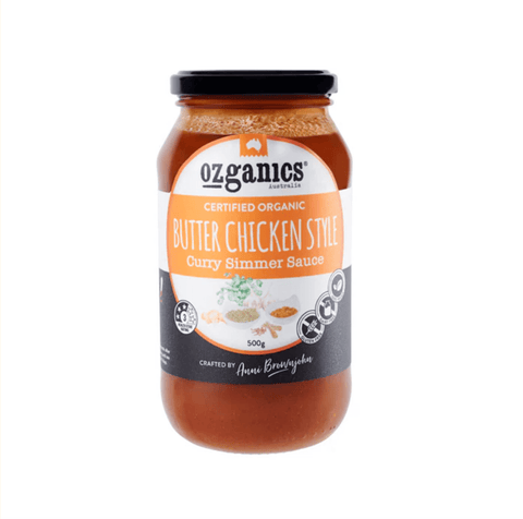 Ozganics Organic Butter Chicken Style Curry Sauce 500g