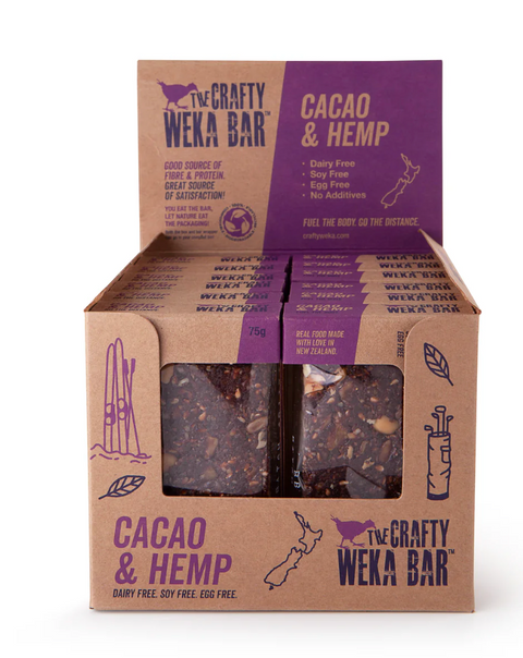 Crafty Weka Cacao & Hemp Bar 75g