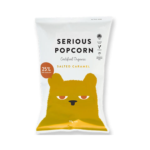 Serious Organic Popcorn Salted Caramel 70g