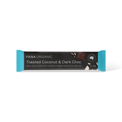 Pana Organic Snack Bar Toasted Coconut 40g