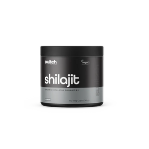 SWITCH NUTRITION Shilajit Organic Himalayan Shilajit 8:1 60 Caps