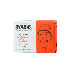 Symons Butter Unsalted 250g Organic