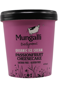 Mungalli Organic Ice cream Passionfruit Cheese Cake 100mL