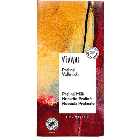 Vivani Organic Milk Praline Chocolate 100g
