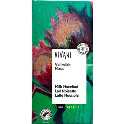 Vivani Organic Milk Chocolate Hazelnut 100g