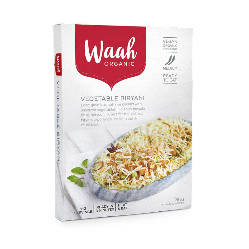 Waah Organics Vegetable Biryani 265g – The Simple Market