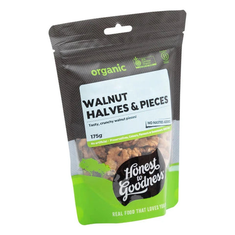 H2G Organic Walnuts Halves & Pieces 175g