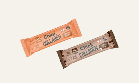 Chief Collagen Bar Choc Salted Caramel 11g