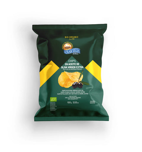 Anavieja organic potato chips with evoo 100g