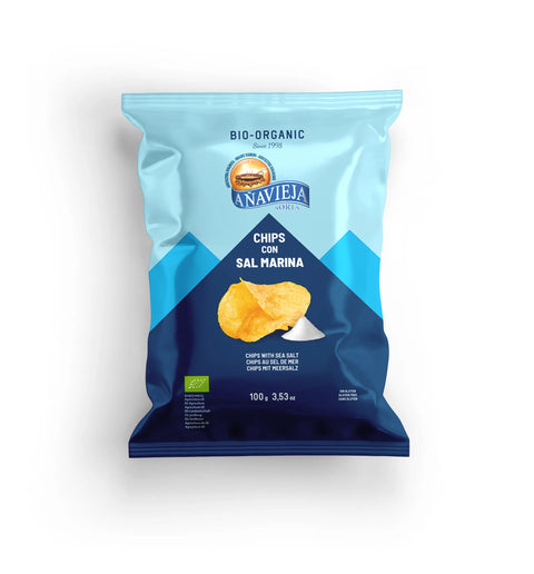 Anavieja organic potato chips with sea salt 100g