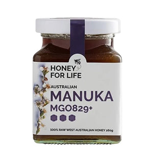 Honey For Life Australian Manuka MGO829+ 260g