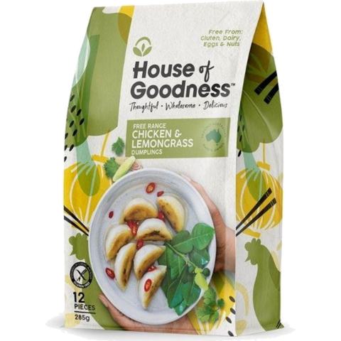 H.O.G Dumplings Chicken & Lemongrass 285g