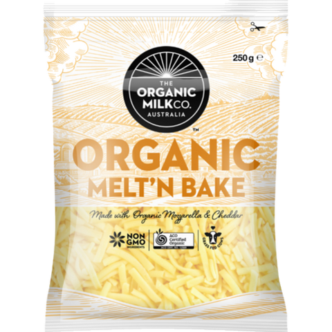 The Organic Milk Co Organic Shredded Milk 'N Bake 250g