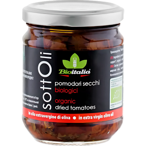 Bioitalia Organic Sundried Tomatoes EVOO 180g