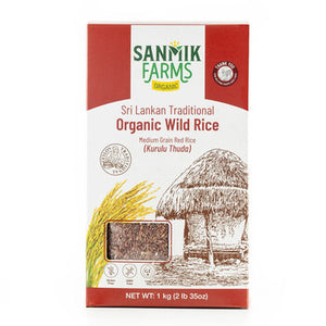 Sanmilk Farms Organic Wild Red Rice 1kg