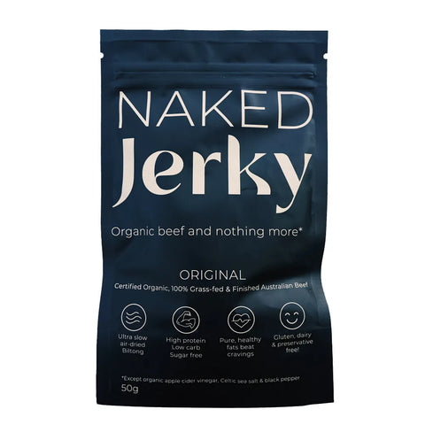Naked Jerky Organic Spicy Jerky 50g