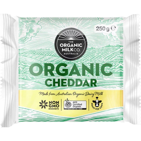 The Organic Milk Co Organic Cheddar Block 250g