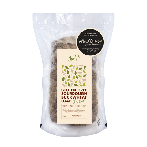 Judy's Organics GF Sourdough Buckwheat Seeded Loaf 720g