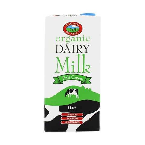 Living Planet Dairy Milk 1L Organic Full Fat