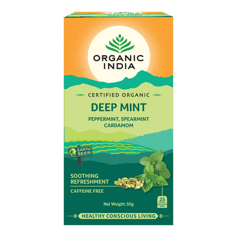 Organic India Deep Mint Tea 50g