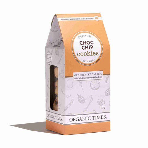 Organic Times Choc Chip Cookies 150g
